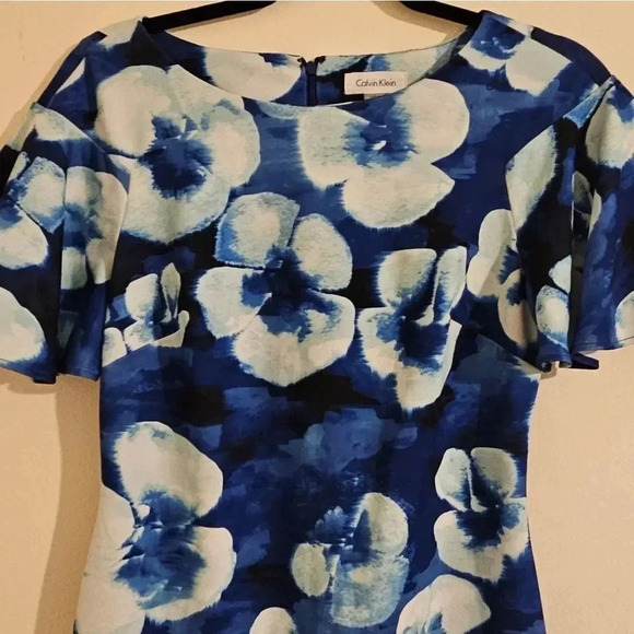 Calvin Klein Floral Sheath Dress - Picture 4 of 4